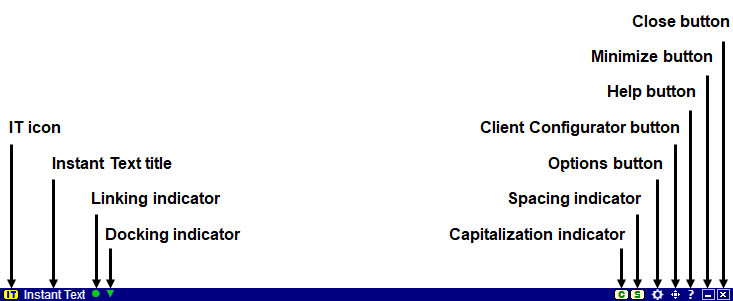 Instant Text Title Bar