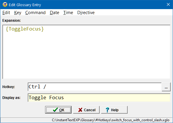 Toggle Focus Hotkey