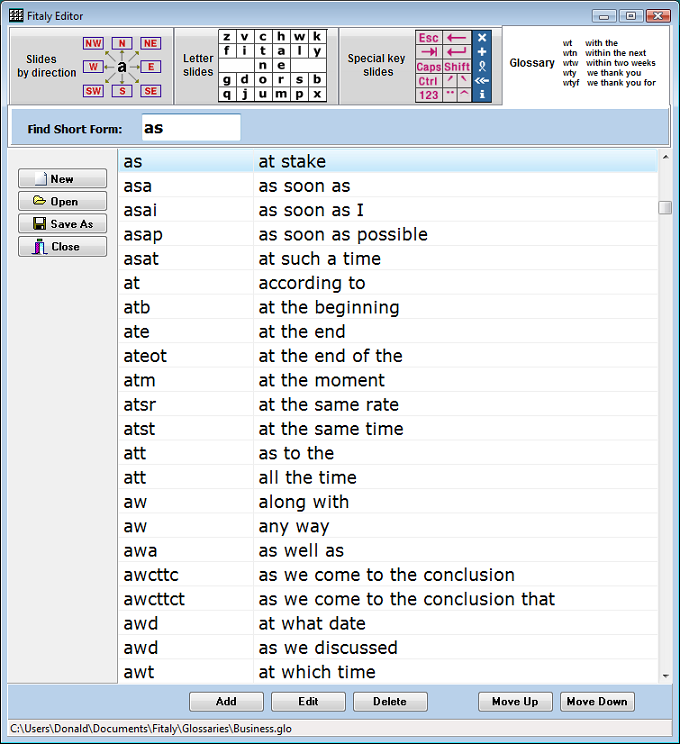 Glossary
